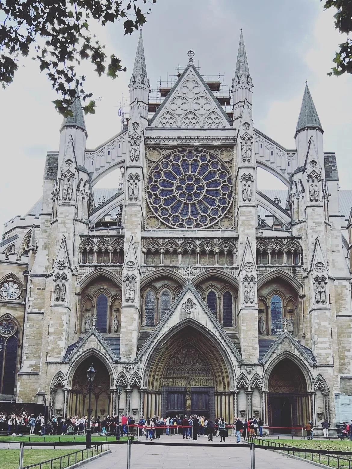 Westminster Abbey from the front