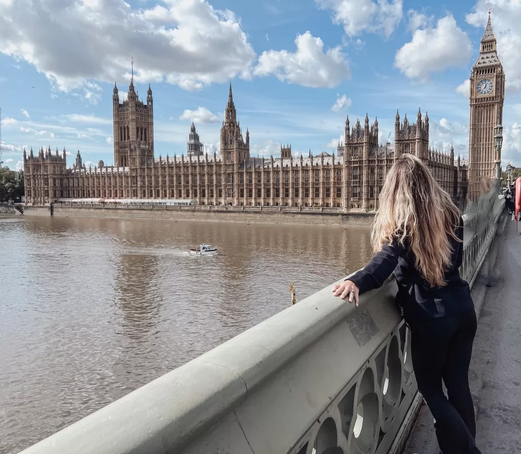 View of Big Ben from the bridge