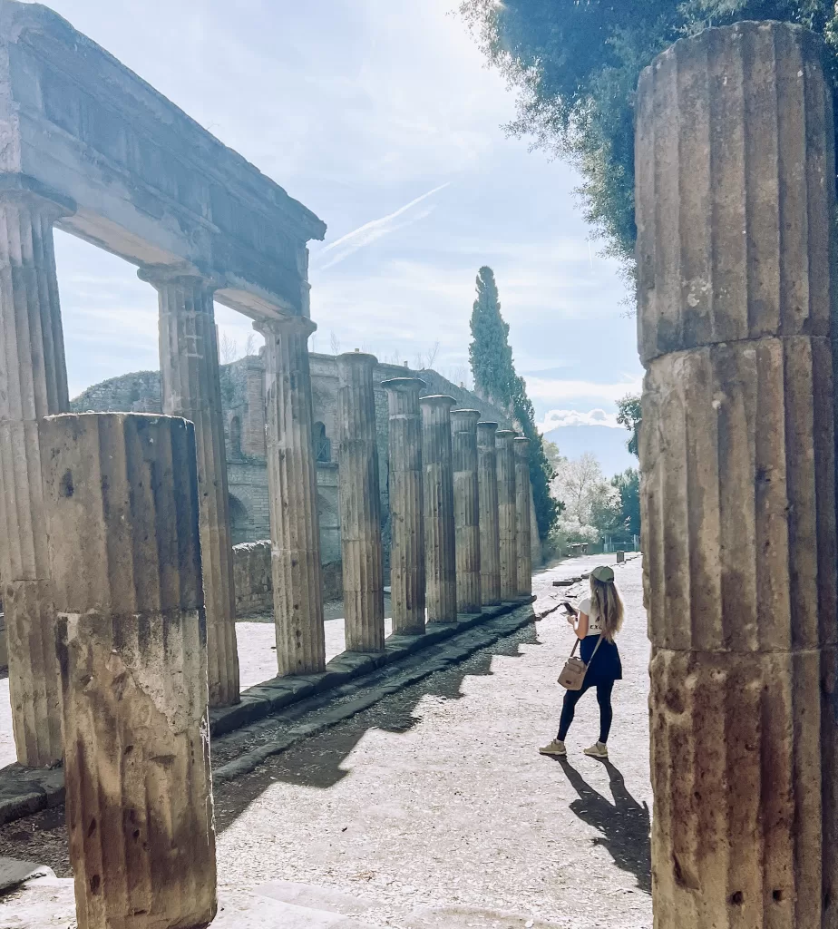 Columns in Pompeii