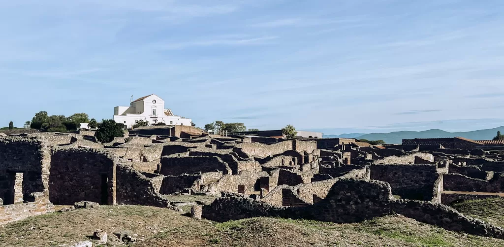 View overlooking Pompeii