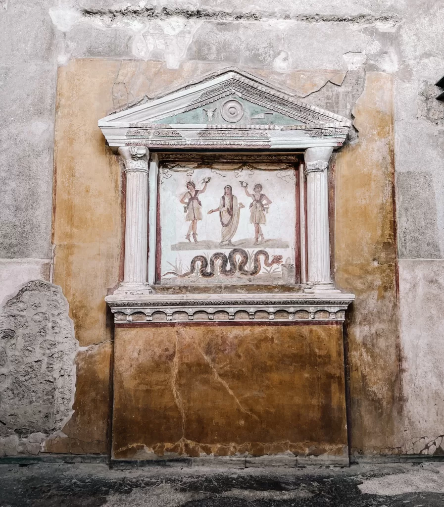 Mural in Pompeii